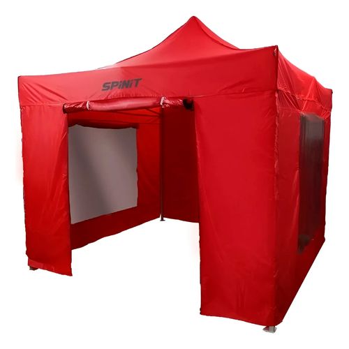 GAZEBO SPINIT ELITE III ACERO RED 3 x 3