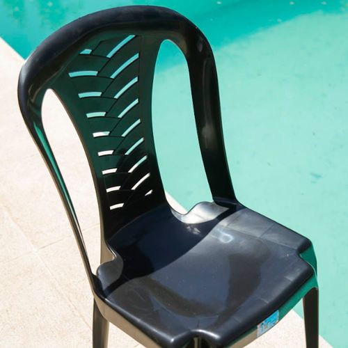 SILLA NR PLASTICA LIVING NEGRA