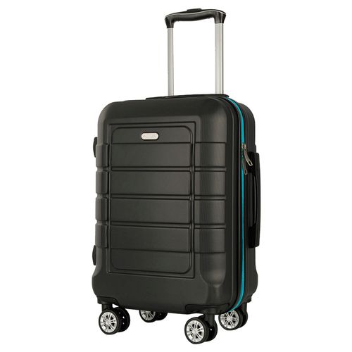 VALIJA MICROCASE 24 PULGADAS NEGRA