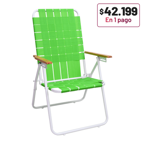 REPOSERA DESCANSAR PLEGABLE 20001 5 POSICIONES C/ CINTAS