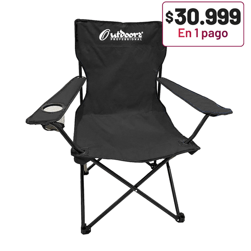 SILLON DIRECTOR OUTDOORS PLEGABLE 1003 NEGRO