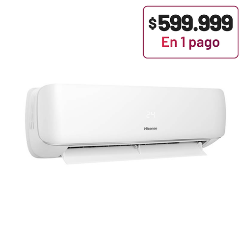 AIRE ACONDICIONADO HISENSE SPLIT 3400W F/C AS12HR4SVRKG03PX4