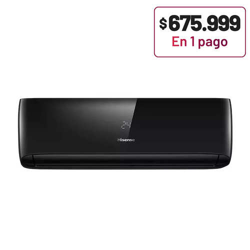 AIRE ACONDICIONADO HISENSE SPLIT 3500W F/C AS12UR4SVRCA02BKN