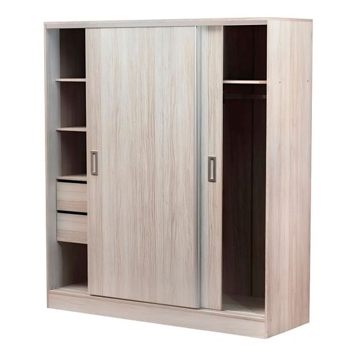 PLACARD MUEBLES MAXIMO FORTALEZA 2P CORREDIZAS MARFIL