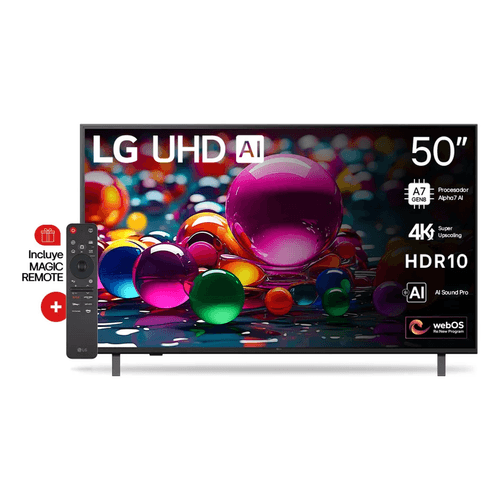 SMART TV LG 50" LED 50UA8050 UHD 4K WEBOS CON AL THINQ 60HZ