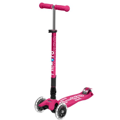 MONOPATIN MICRO MAXI DELUXE LED SHOCKING PINK
