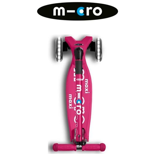 MONOPATIN MICRO MAXI DELUXE LED SHOCKING PINK