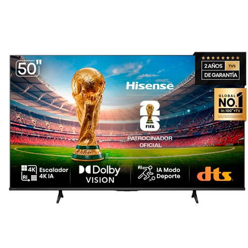 SMART TV HISENSE 50" LED 50A64N UHD 4K