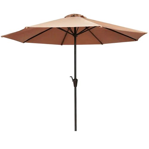 SOMBRILLA CON MANIVELA AVELINO T792006 BEIGE