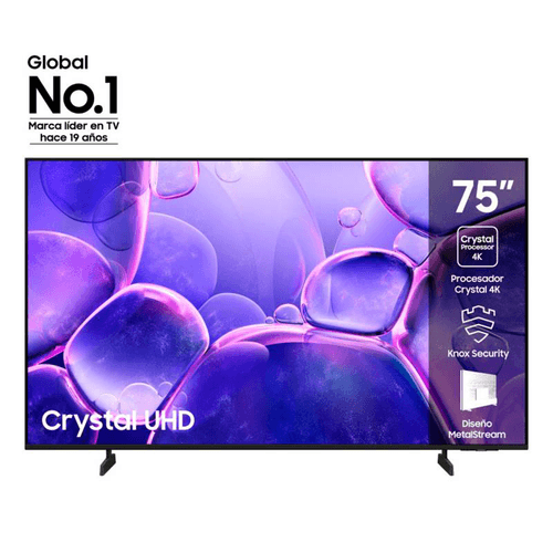 SMART TV SAMSUNG 75" LED UN75U8000FGCZB UHD 4K