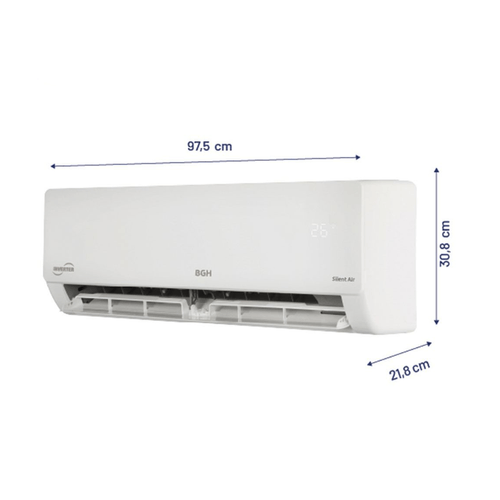 AIRE ACONDICIONADO BGH SPLIT 5500W F/C BSI55WCNX INVERTER