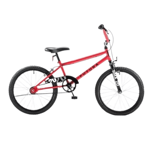 BICICLETA FUTURA RODADO 20 BMX BARRACUDA VARON ROJA
