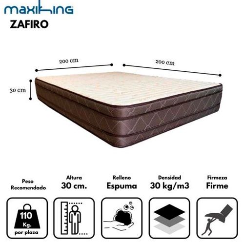 COLCHON MAXIKING ZAFIRO 2.00 x 2.00 ART 11709