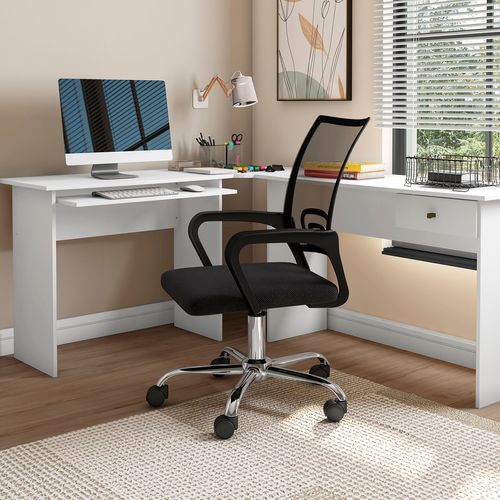 ESCRITORIO ZANZINI ESQUINERO DE CANTO BLANCO 276