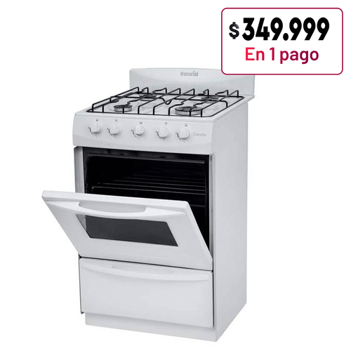 COCINA ESCORIAL CANDOR GAS ENVASADO