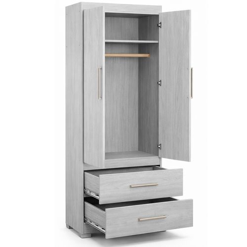 PLACARD MUEBLES MAXIMO FORTALEZA 2P 2 CAJONES MARFIL