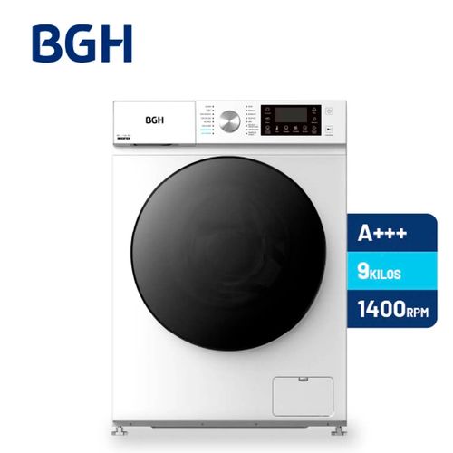 LAVARROPAS BGH BWFS09W25AR 9 KG CARGA FRONTAL BLANCO INVERTER
