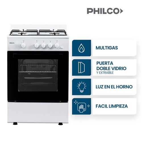 COCINA PHILCO PHCM56BL BLANCA MG