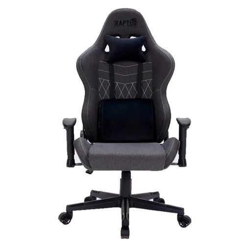 SILLA GAMER RAPTOR THRONE R1 TELA NEGRA